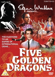 Buy Edgar Wallace Presents - Five Golden Dragons (REGION 2)