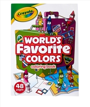 Buy Crayola 48 pg World's Favorite Colors Coloring Book