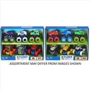 Buy Stunt Vehicles 6pk Friction Power assorted (Sent At Random)