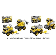 Buy Take Apart Construction Vehicles assorted with Lights & Sounds (Sent At Random)
