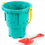 Buy Beach Bucket Castle 19cm  with Spade