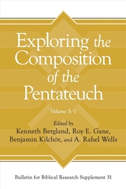 Buy Exploring the Composition of the Pentateuch, Volume 3/1