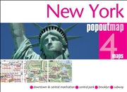 Buy Popout Map New York - Pocket-Sized Pop-Up Street Map of Manhattan | Brooklyn | New York Subway Map |