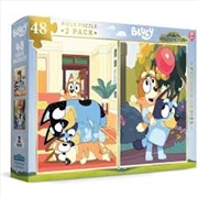 Buy Bluey Harlington Premium Kids 48pce Puzzle 2 Pack