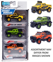 Buy Mighty Fleet Diecast 3pk #3  assorted  (Sent At Random)