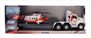 Buy Mighty Fleet Titans Flatbed Truck with Helicopter