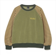 Buy [Bts Suga Pick] Script Terry Sweatshirt Khaki - L