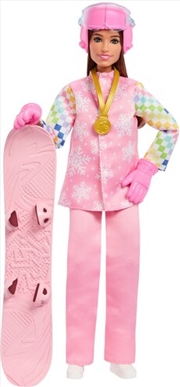 Buy Barbie Careers Snowboarder Doll with Color-Change Snowboard