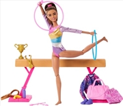 Buy Barbie You Can Be Anything Gymnastics Playset with Brunette Doll
