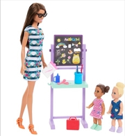 Buy Barbie I Love School Back to School Classroom Playset with 3 Dolls