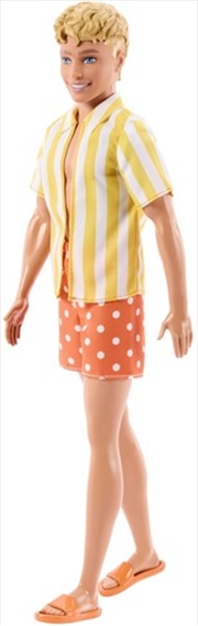 Buy Barbie Fashionistas Ken Doll #252 in Polka-Dot Shorts & Striped Shirt, Blond