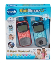 Buy Vtech KidiGear Walkie Talkies Explorer Blue/Red