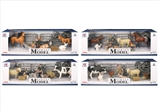 Buy Farm Animals Various with Figure and Accessories 4 assorted (Sent At Random)