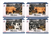 Buy Farm Animals Cow and Calf with Figure and Accessories 4 assorted (Sent At Random)