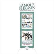 Buy Simon Drews Famous Phrases Slim Calendar