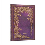 Buy 2027 New York Rose Gilded Age Midi 12-Month Hardcover Dayplanner Elastic Band Closure Horizontal