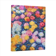 Buy 2027 Monet S Chrysanthemums Ultra 12-Month Softcover Dayplanner Elastic Band Closure Daily