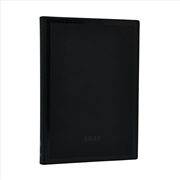 Buy 2027 Black Edition Bold Midi 12-Month Softcover Dayplanner Elastic Band Closure Horizontal