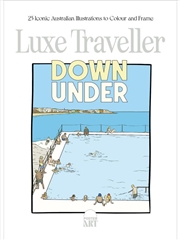 Buy Luxe Traveller Down Under Colouring Poster Art Book