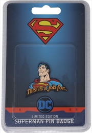Buy DC Comics - Limited Edition Pin Badge - Superman