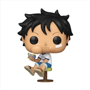 Buy One Piece - Young Luffy with Devil Fruit Pop! Vinyl RS