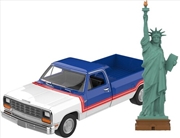 Buy 1:64 1981 Dodge Ram Die-Cast Truck with Big Statue of Liberty Figurine America 250 Edition