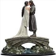 Buy Lord Of The Rings - Aragorn & Arwen Miniature Statue
