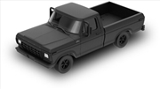 Buy GreenLight Collectibles - 1:64 Ford F-100 Custom Pickup Matte Black Die-Cast Truck