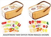 Buy Play Food Picnic Basket Pull Apart 2 assorted Fruit / Veg (Sent At Random)