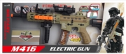 Buy Military Special Force M416 Gun with Flashlight Vibrating Magazine Light and sound