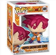 Buy Dragon Ball: Super - Super Saiyan God Goku (Kamehameha) Exclusive Pop! Vinyl
