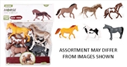 Buy Horses 13cm assorted in Poly Bag 6pc (Sent At Random)