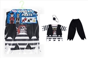 Buy Dress Up Pirate Black and White Combiation Eye Patch