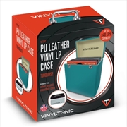 Buy Vinyl Tonic Pu Leather LP Case Turquoise (With Velvet Brush & Microfibre Cloth)