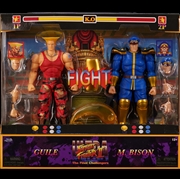Buy Street Fighter II - 1:12 Guile vs. M. Bison Action Figure 2PK