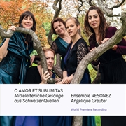 Buy O Amor Et Sublimitas Mittelalterliche Gesange Aus