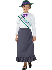 Buy Victorian Suffragette Costume - Size M