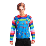 Buy Chucky Costume Top & Mask - Size M-L