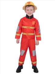 Buy Fireman Costume - Size 3-5