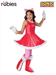 Buy Sonic The Hedgehog Amy Rose Deluxe Girls Costume - Size M