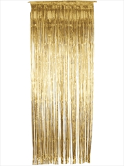 Buy Shimmer Curtain, Metallic Gold