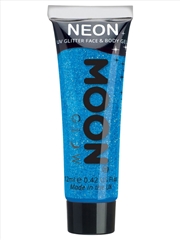 Buy Moon Glow Neon Uv Fine Glitter Gel, Blue