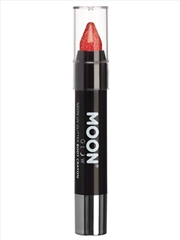 Buy Moon Glow - Neon Uv Glitter Body Crayons, Red