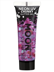 Buy Moon Glow - Neon Uv Chunky Glitter Gel, Purple