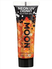 Buy Moon Glow - Neon Uv Chunky Glitter Gel, Orange