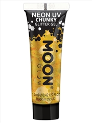 Buy Moon Glow - Neon Uv Chunky Glitter Gel, Gold