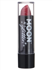 Buy Moon Glitter Holographic Glitter Lipstick, Red