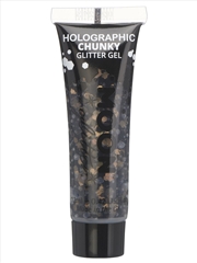 Buy Moon Glitter Holographic Chunky Glitter Gel, Black