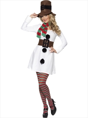 Buy Miss Snowman Costume - Size M