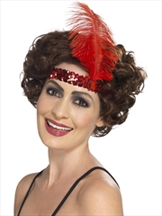 Buy Flapper Red Headband